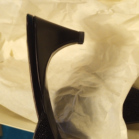 Isaac Mizrahi shoes, size 9 , beaded and leather Black - Picture 10 of 12